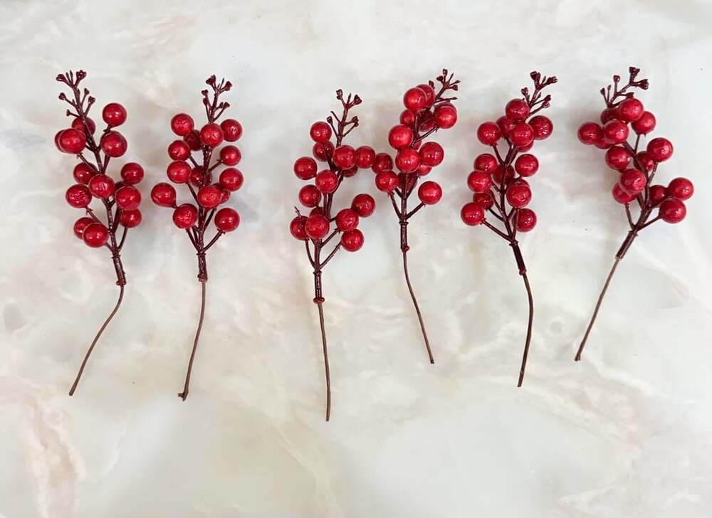 Red Berry Pick 6 Pc